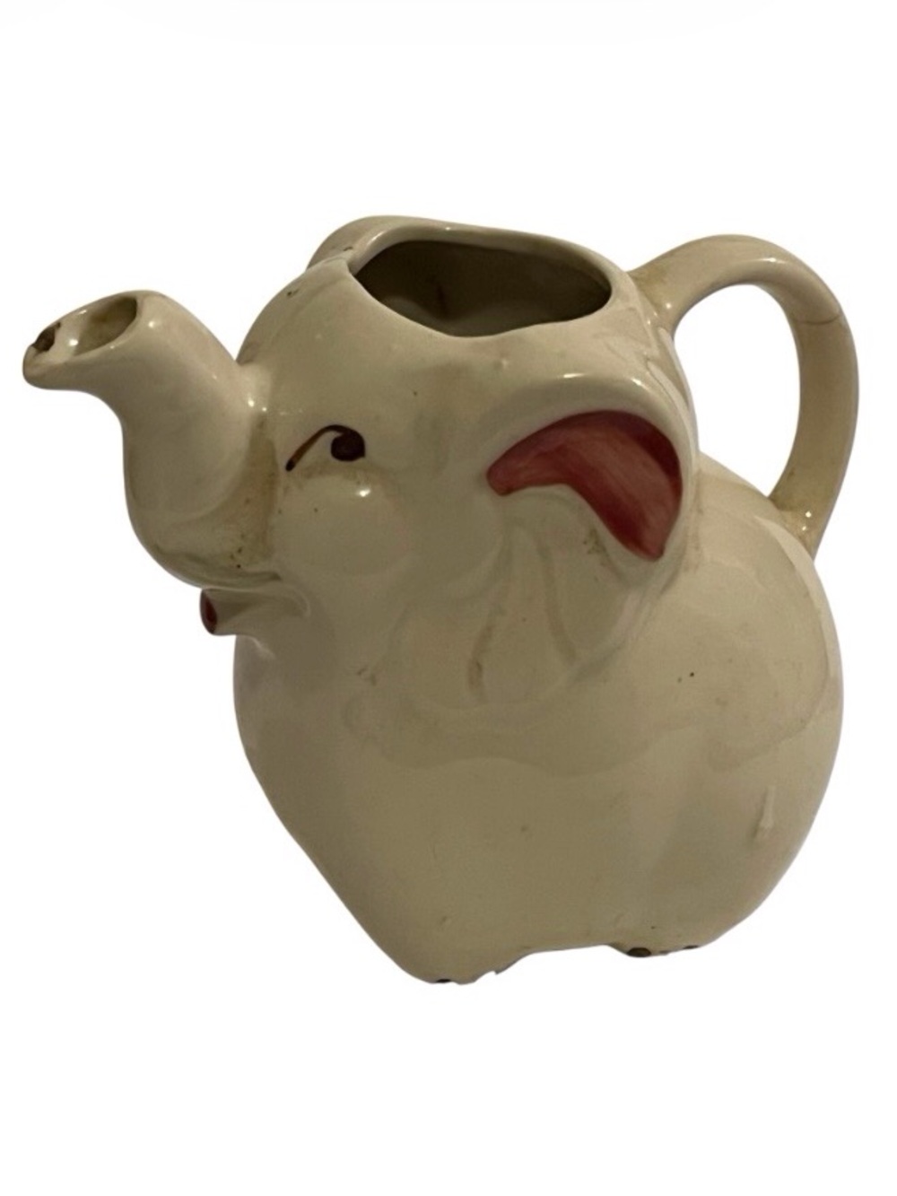 Shawnee Pottery Elephant Creamer Hand-painted